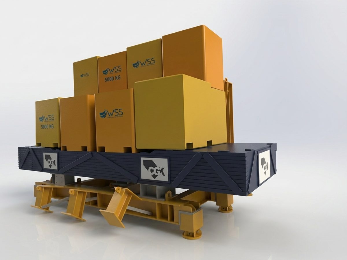 Modelo 3D CAD de la plataforma para electroimán