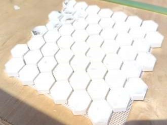 Placas hexagonales de cerámica de alta alúmina