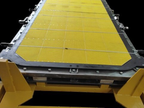 Placa filtrante reparada para filtro prensa